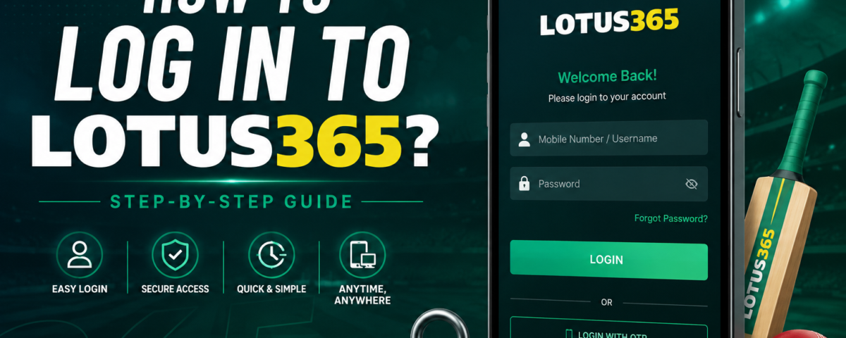 How to log in to Lotus365?