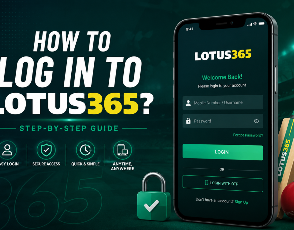How to log in to Lotus365?