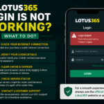 Lotus365 login is not working—what to do?