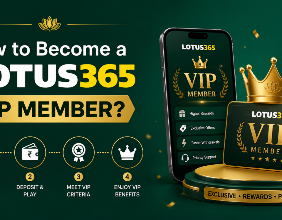 How to become a Lotus365 VIP member