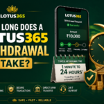 How long does a Lotus365 withdrawal take