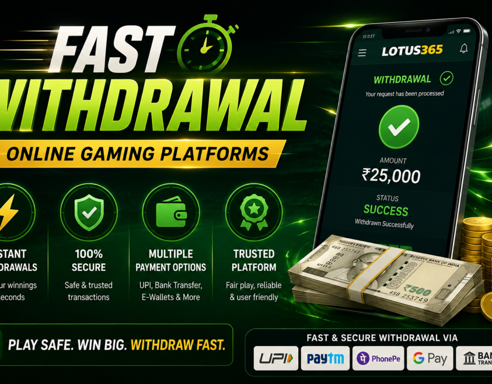 Fast Withdrawal Online Gaming Platforms