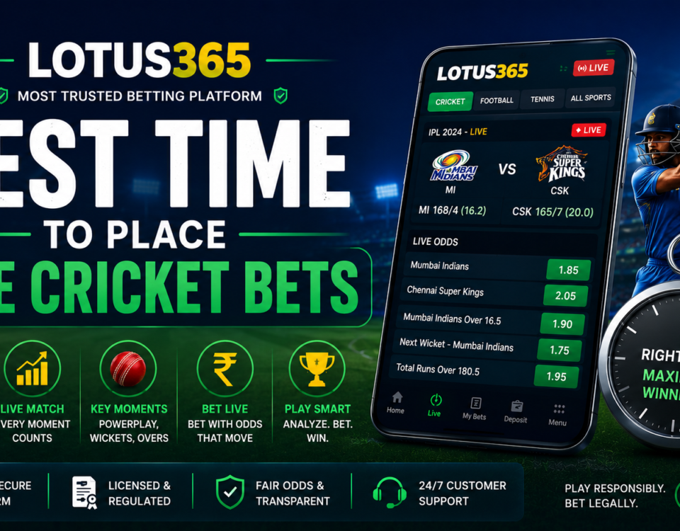 Best Time to Place Live Cricket Bets