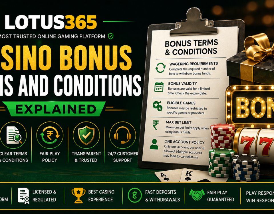 Casino Bonus Terms and Conditions Explained