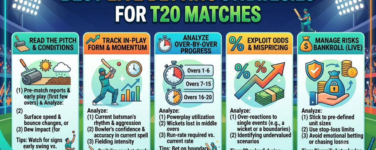 Best Live Betting Strategies for T20 Matches