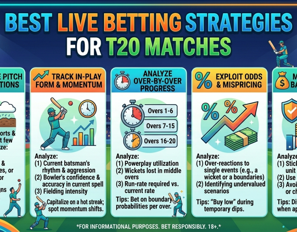 Best Live Betting Strategies for T20 Matches