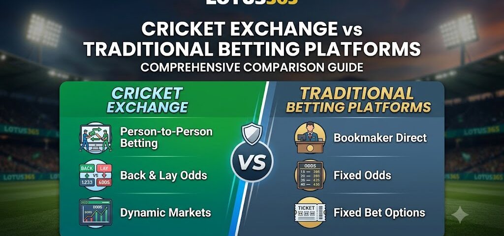 Cricket Exchange vs Traditional Betting Platforms
