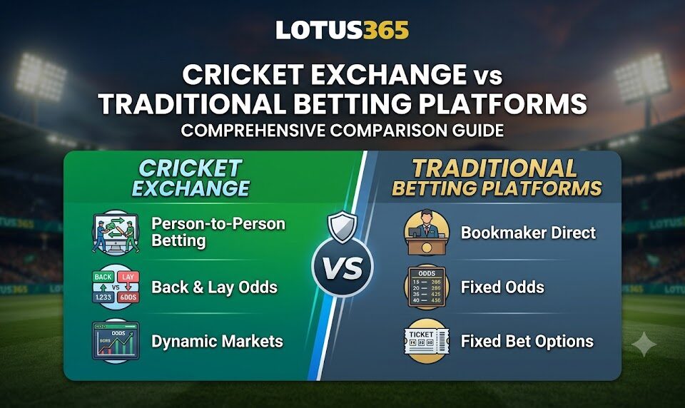 Cricket Exchange vs Traditional Betting Platforms