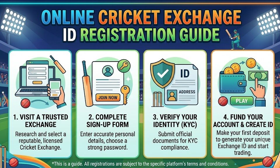 Online Cricket Exchange ID Registration Guide